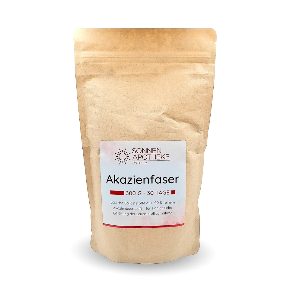 Akazienfaser – Lösliche Ballaststoffe aus 100 % reinem Akazienbaumsaft, Sonnen-Apotheke Ostheim