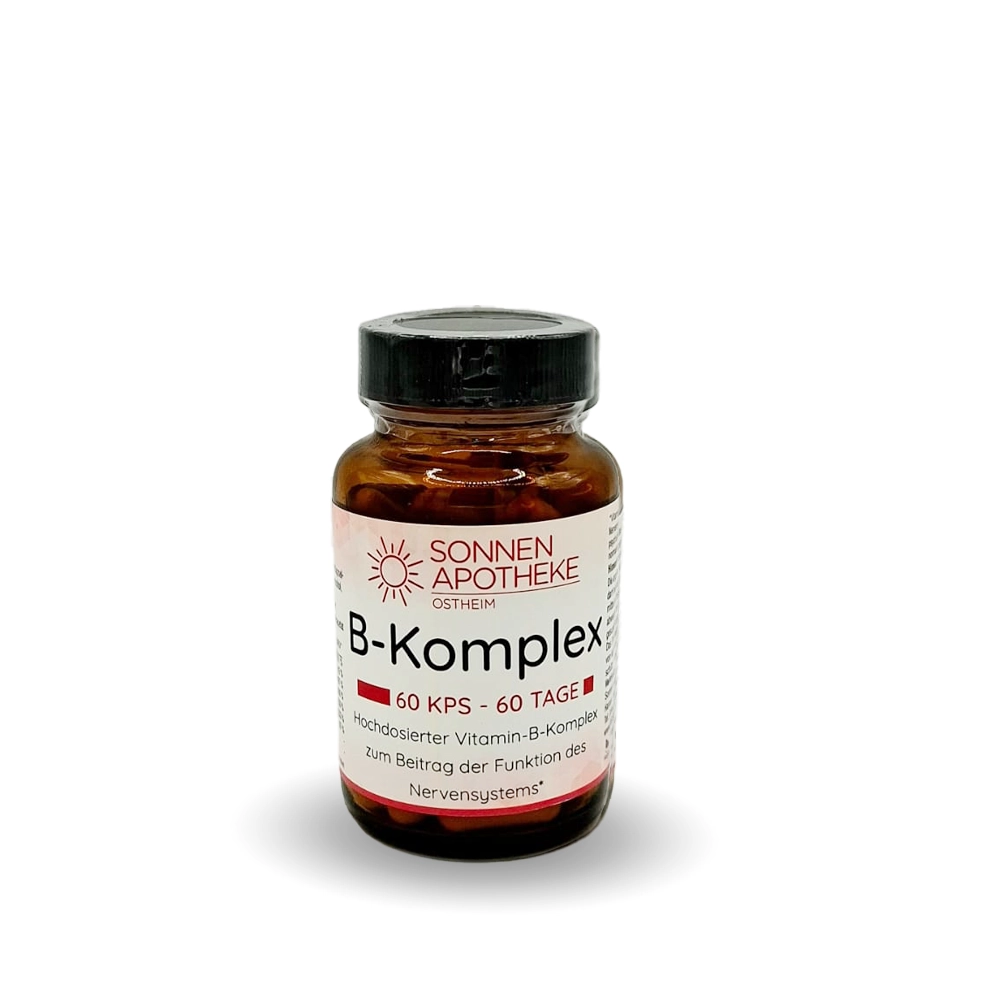 B‑Komplex – Hochdosierter Vitamin-B-Komplex für die Unterstützung des Nervensystems, Sonnen-Apotheke Ostheim